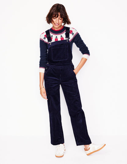 Edie Fair Isle Jumper -Navy, Soldiers