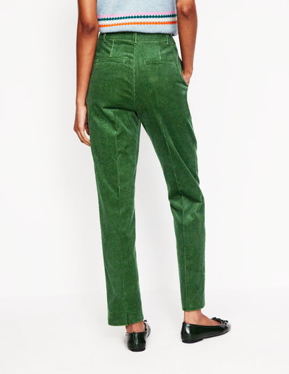 Kew Cord Trousers-Winter Green