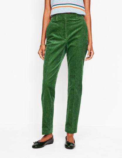 Kew Cord Trousers-Winter Green