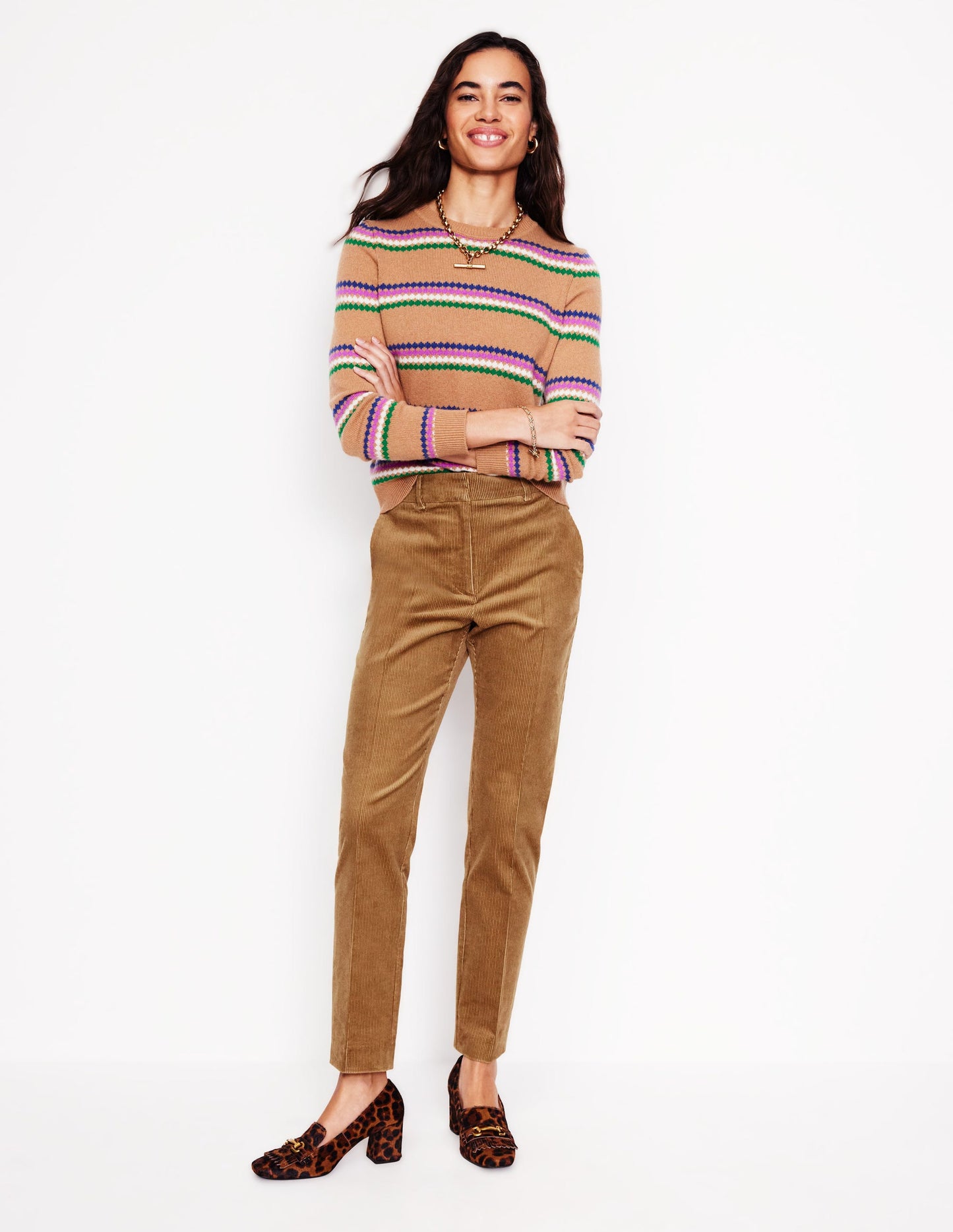 Kew Cord Trousers -Camel