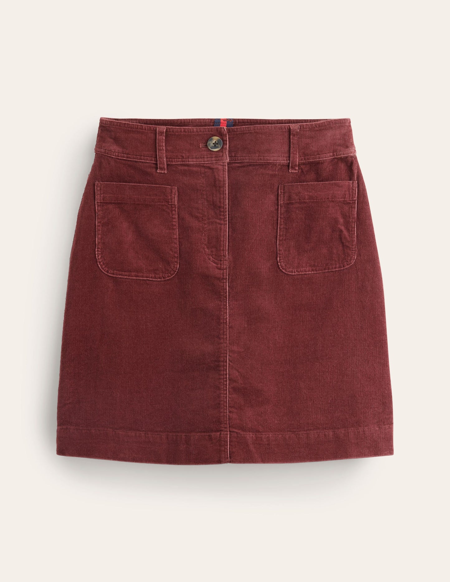 Estella Cord Skirt-Chestnut