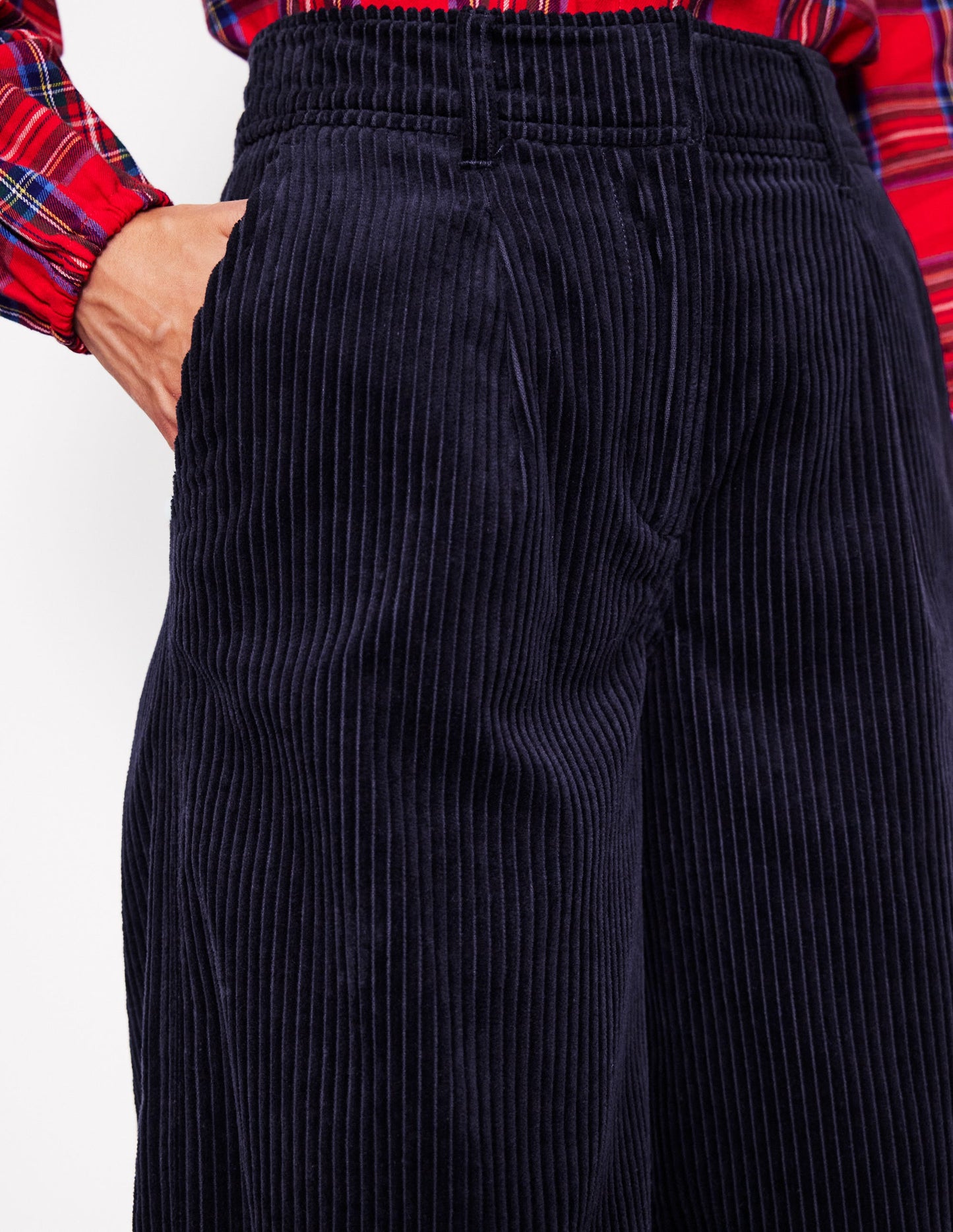 Chiswick Cord Trousers-Navy