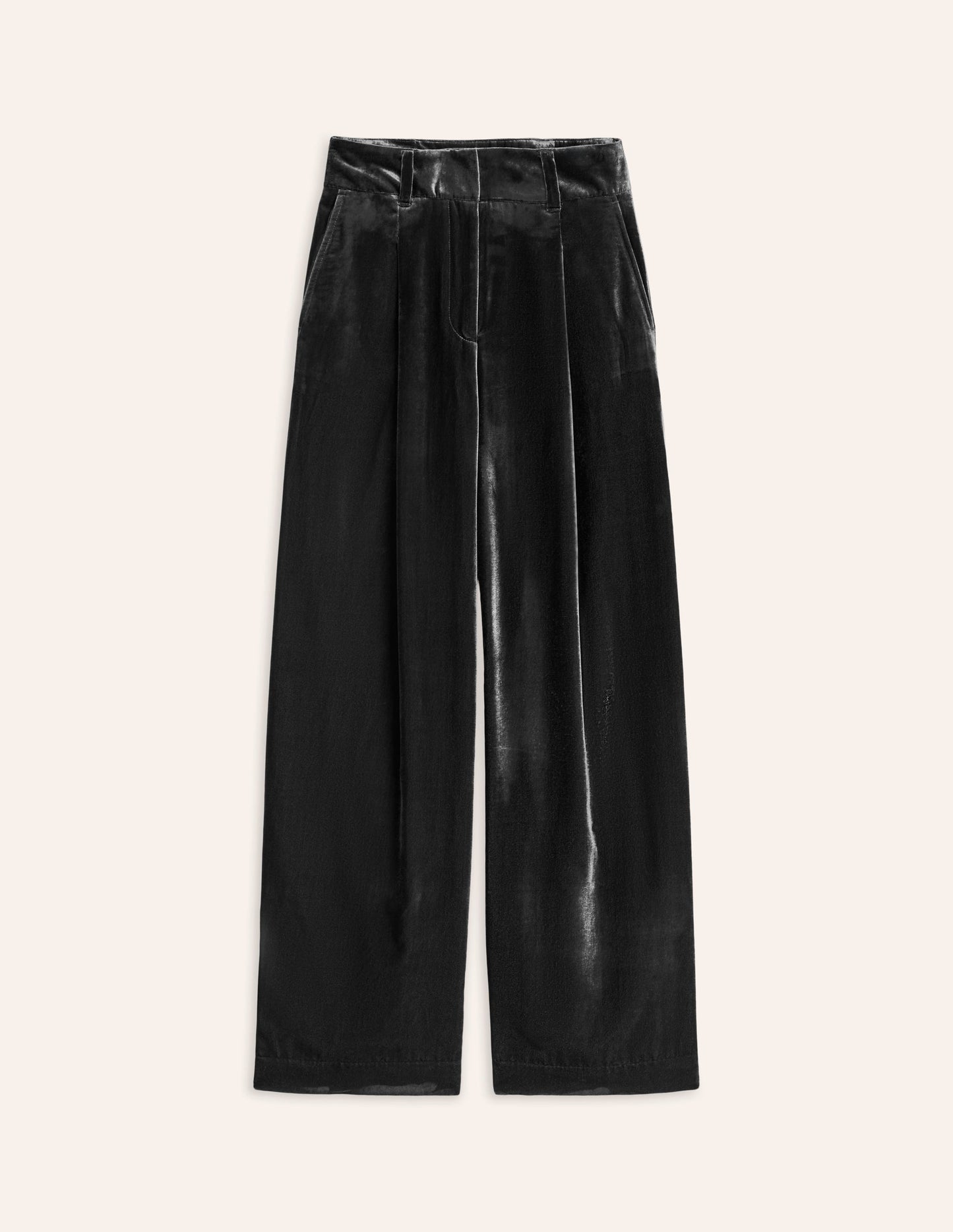 Chiswick Velvet Trousers -Black