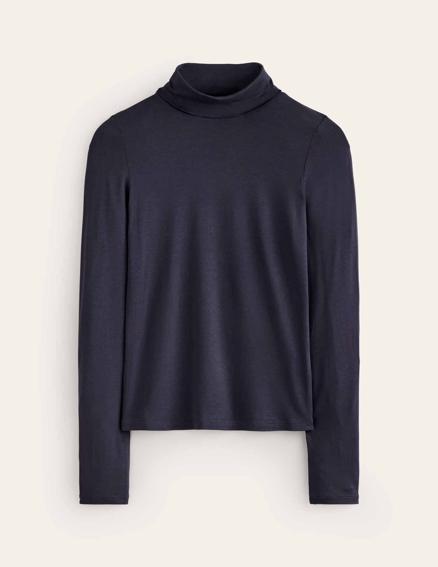 Polly Jersey Top-Navy