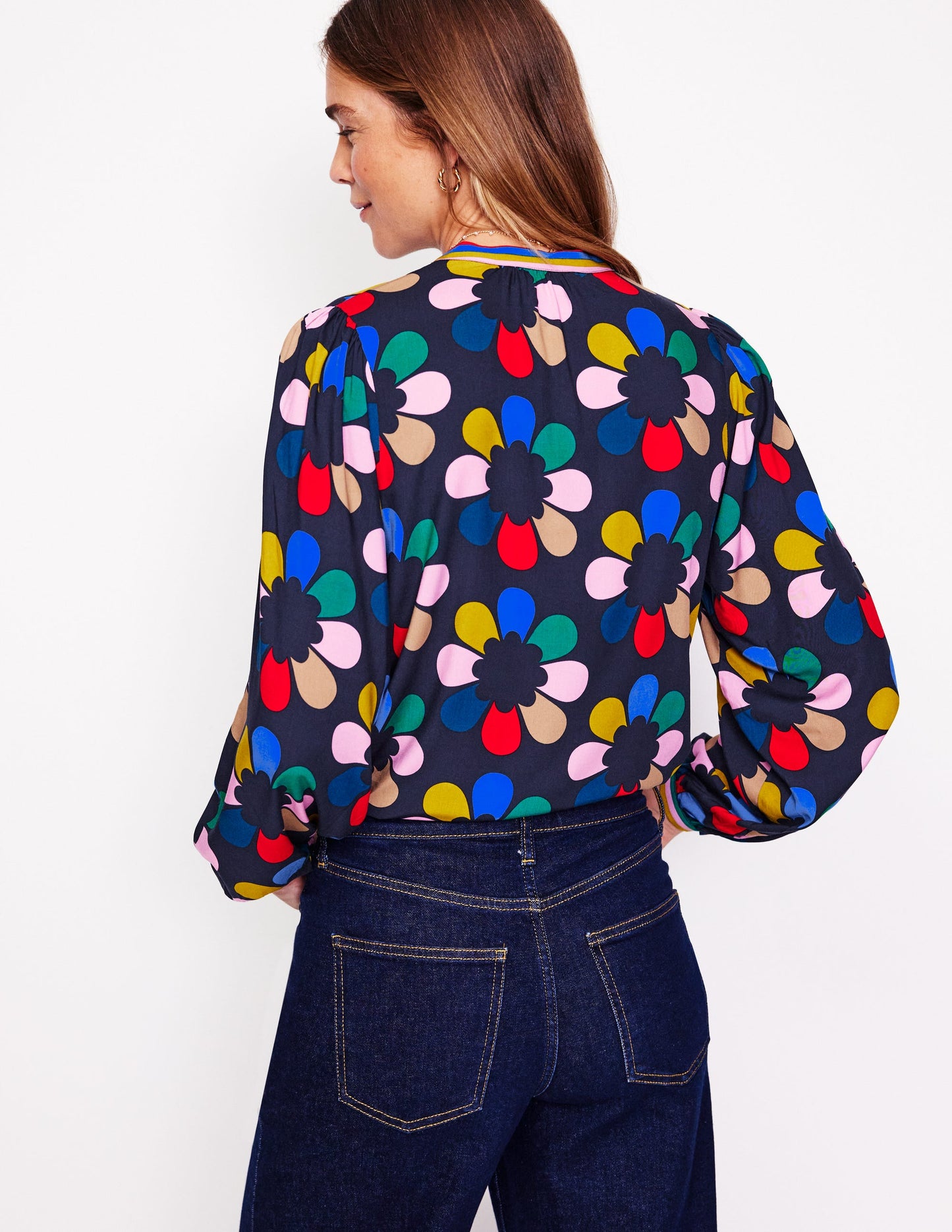 Theodora Blouse-Multi, Structured Petal