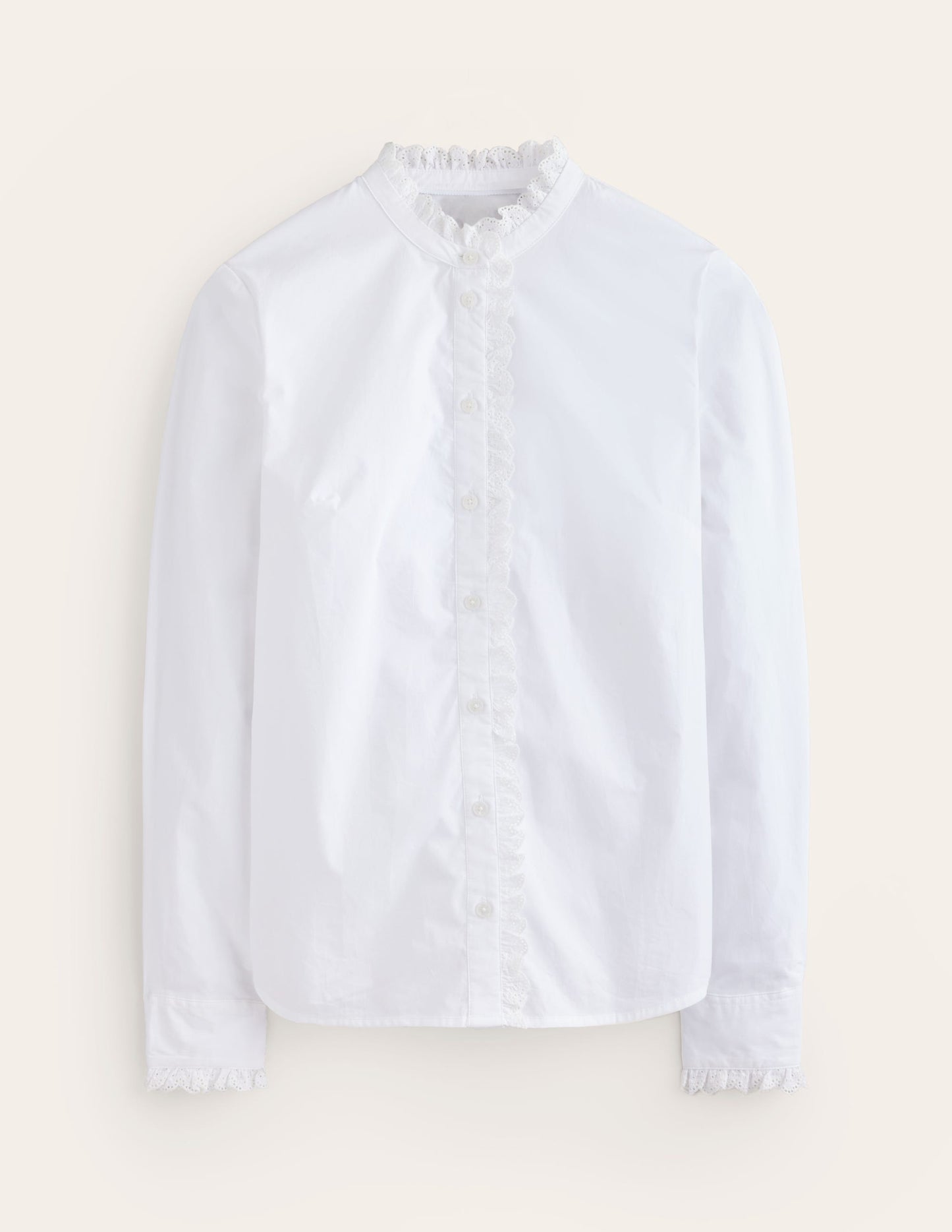 Phoebe Shirt-Ivory Broderie