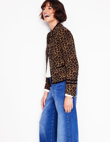 Cambridge Military Jacket-Leopard