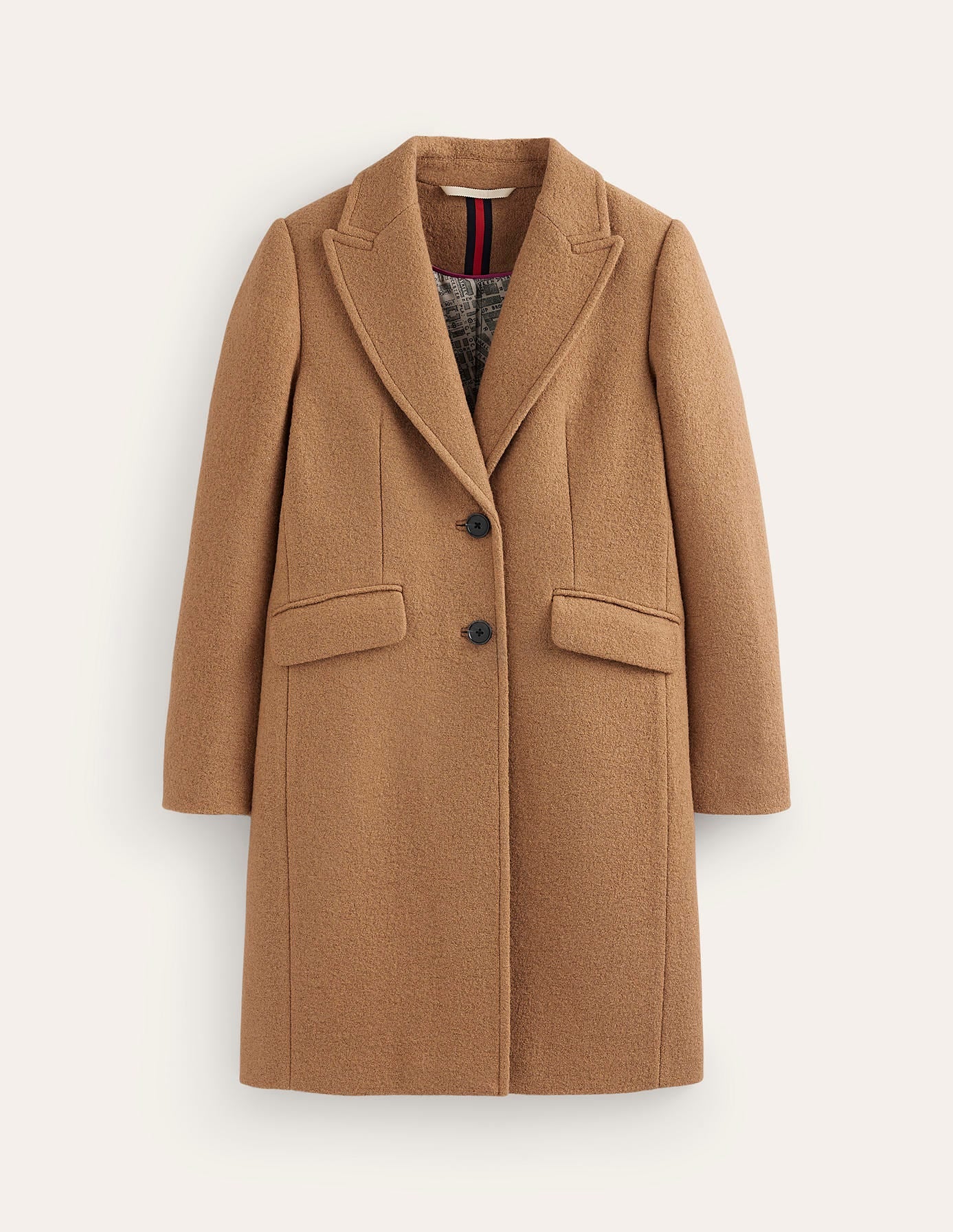 Chichester Textured Coat -Camel