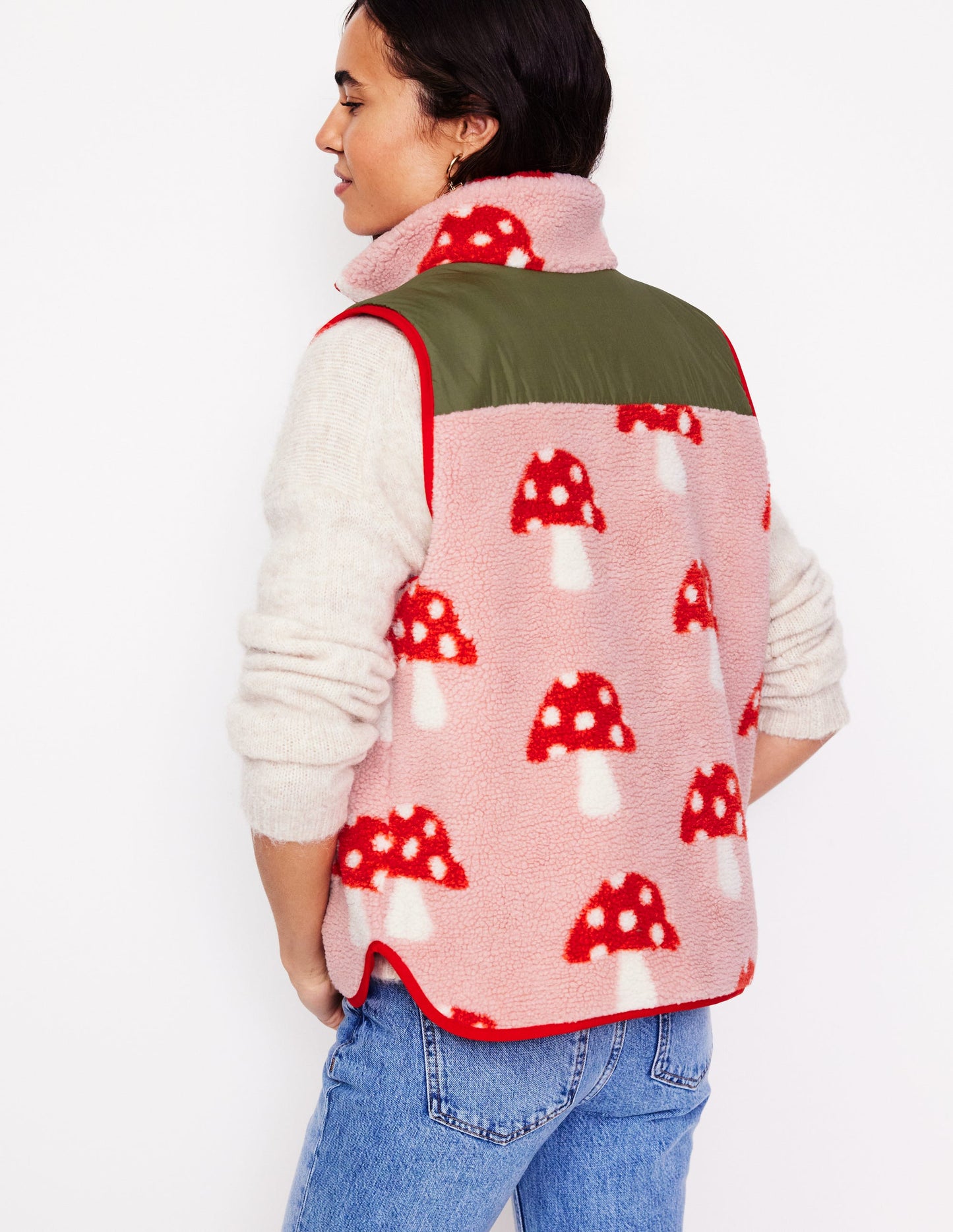 Truro Borg Gilet-Mushroom