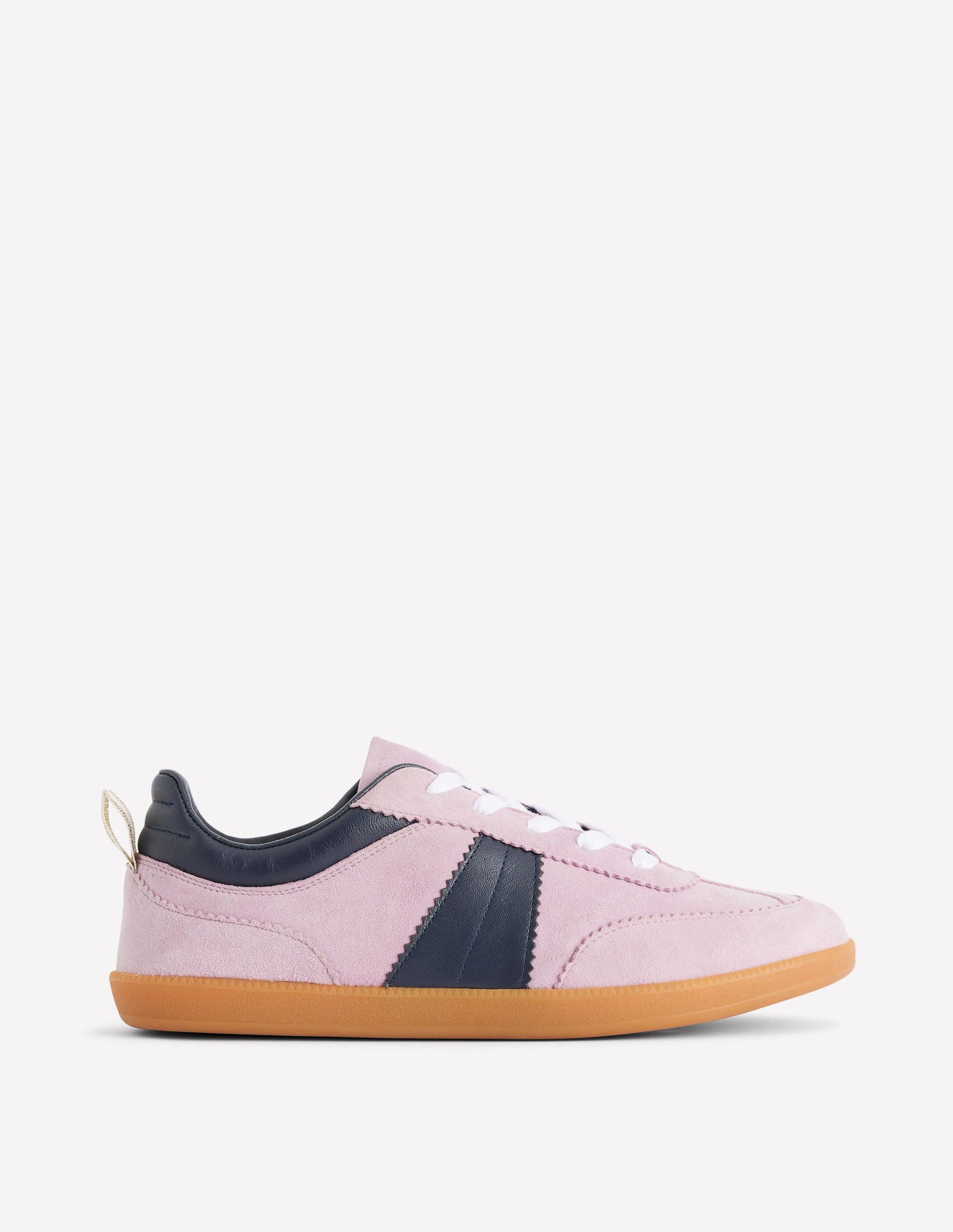 Erin Retro Tennis Trainers -Vintage Mauve/Navy