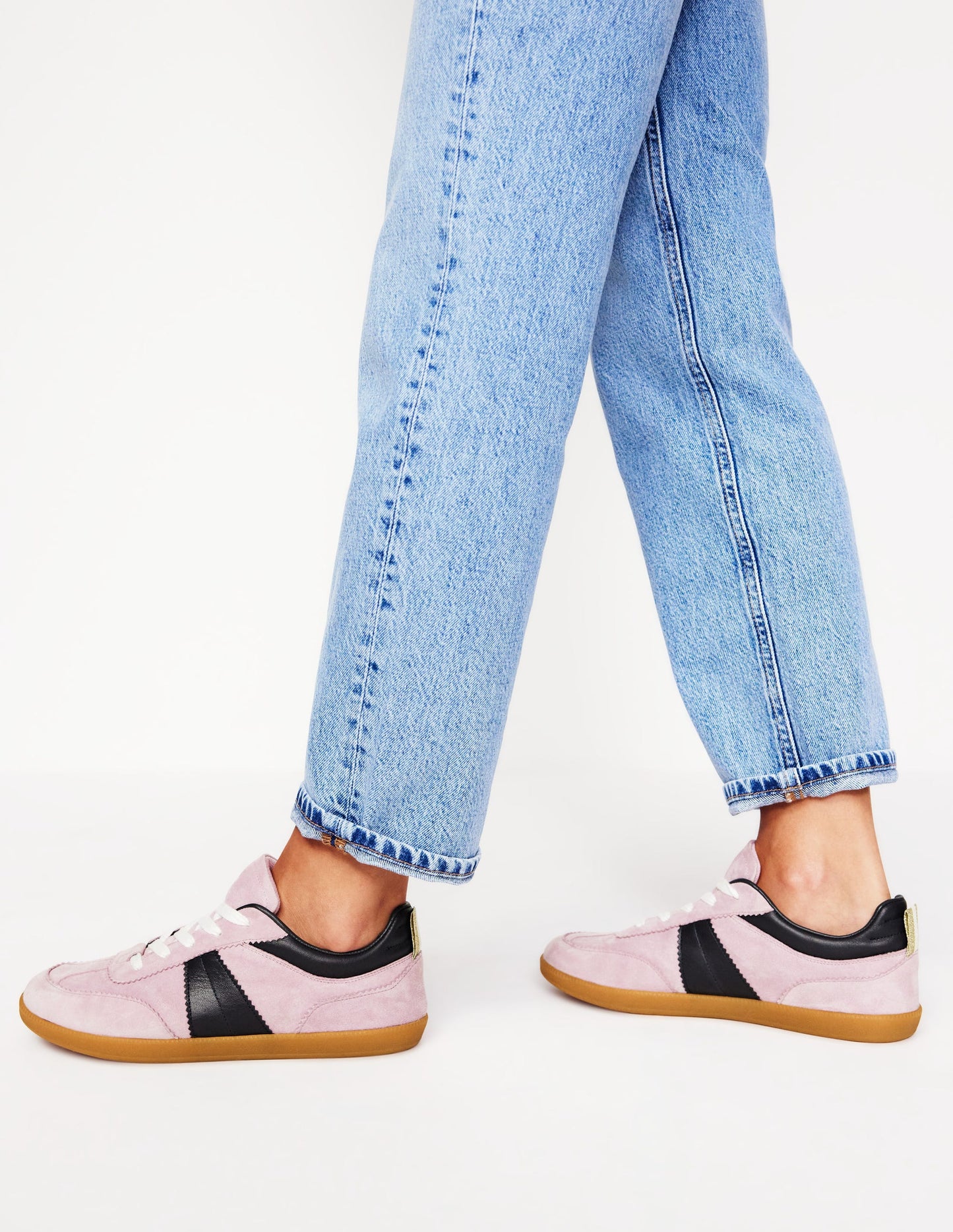 Erin Retro Tennis Trainers -Vintage Mauve/Navy