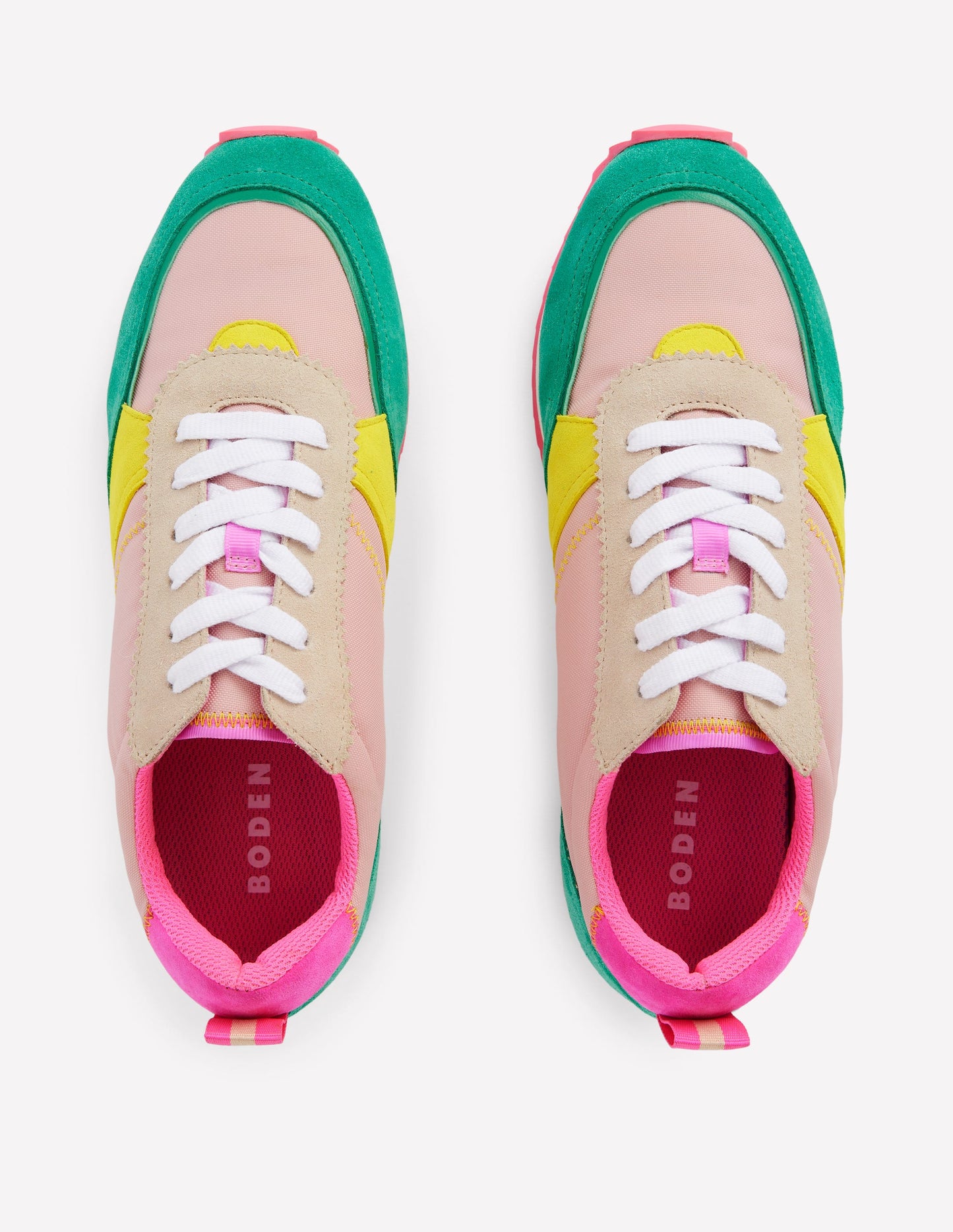 Runner Trainers-Pink Colourblock