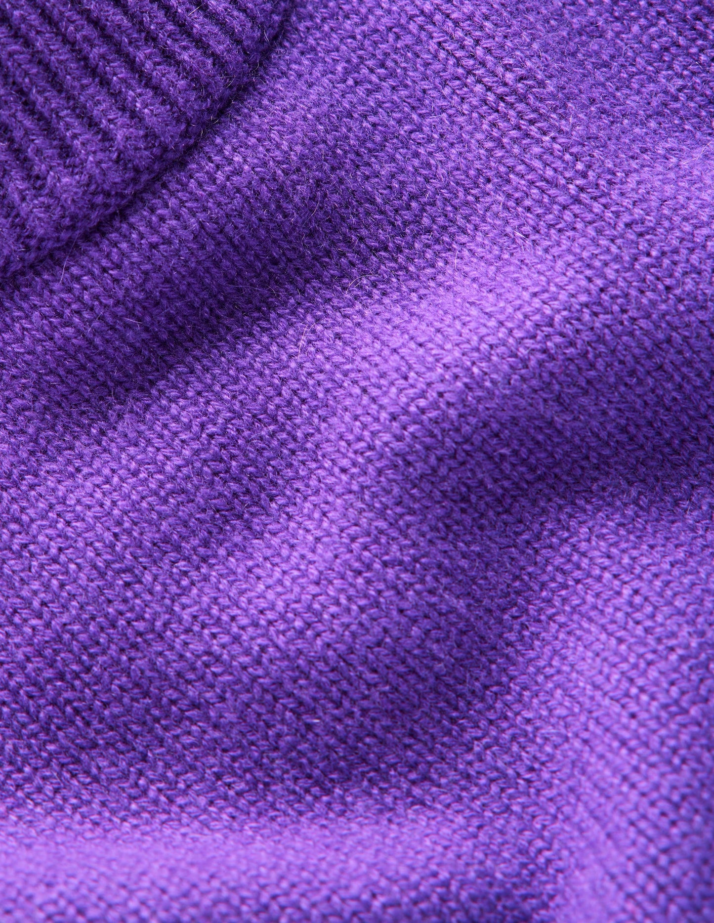 Wide Sleeve Cashmere Jumper-Ameythyst Purple