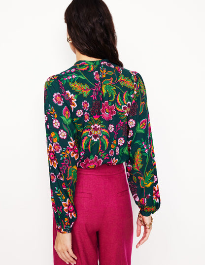 Theodora Blouse -Multi, Blossom Flourish