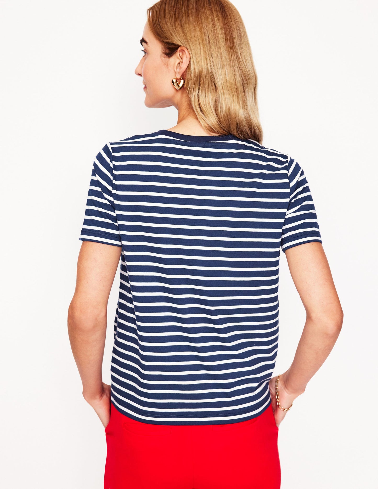 Relaxed Novelty T-Shirt-French Navy, Hearts