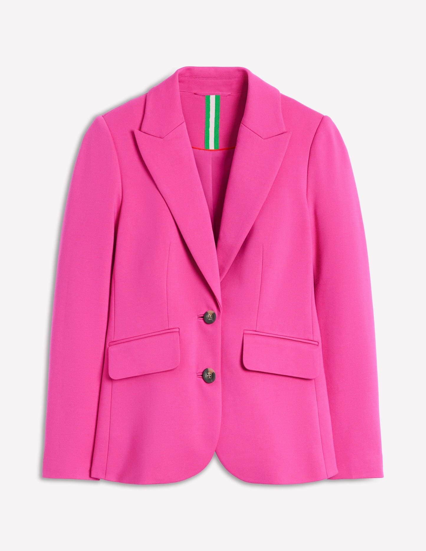 Marylebone Ponte Blazer-Pink Peony