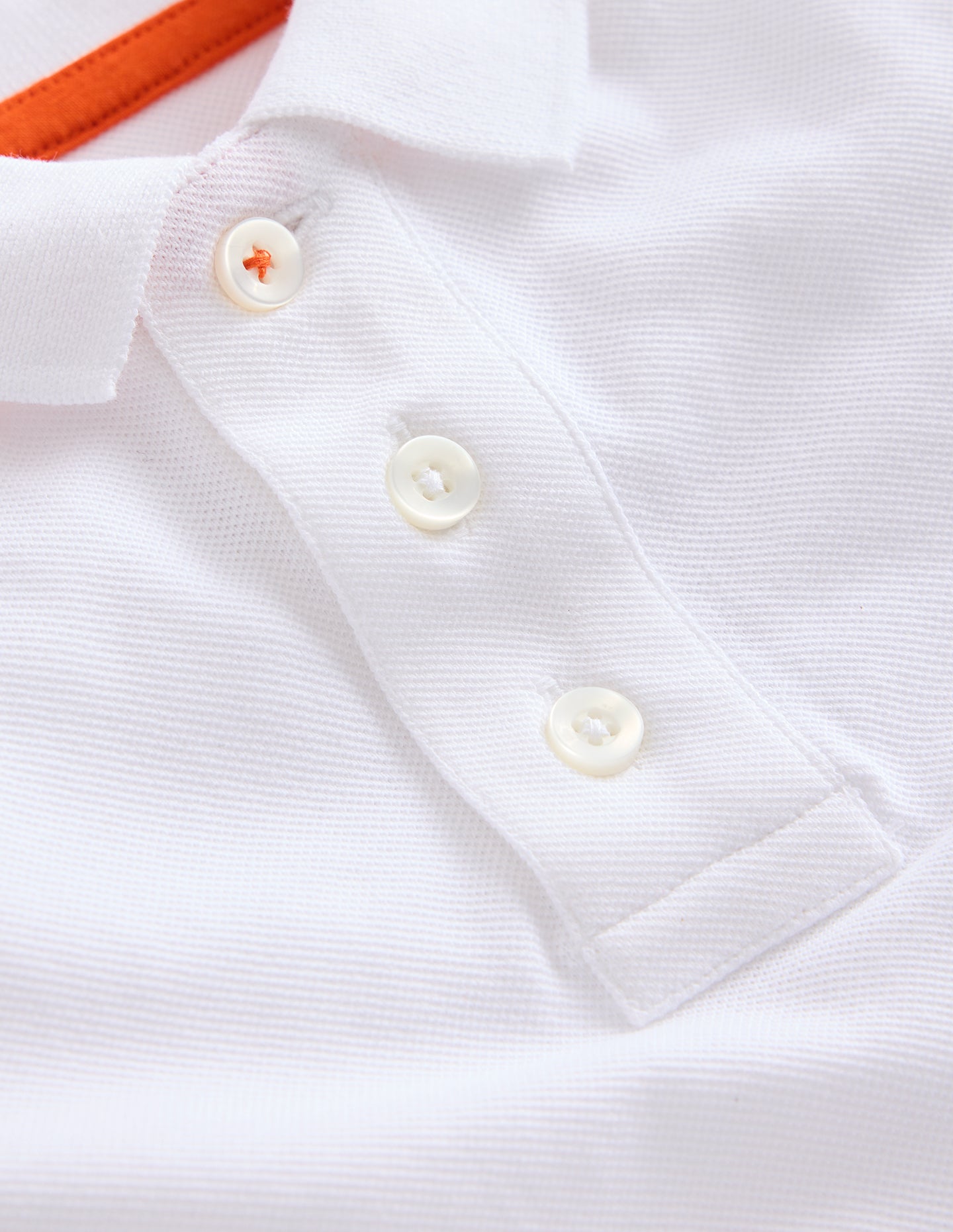 Piqué Polo Shirt-White