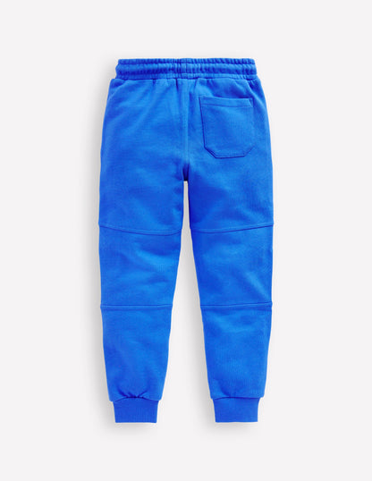 Warrior Knee Joggers-Peacock Plume Blue