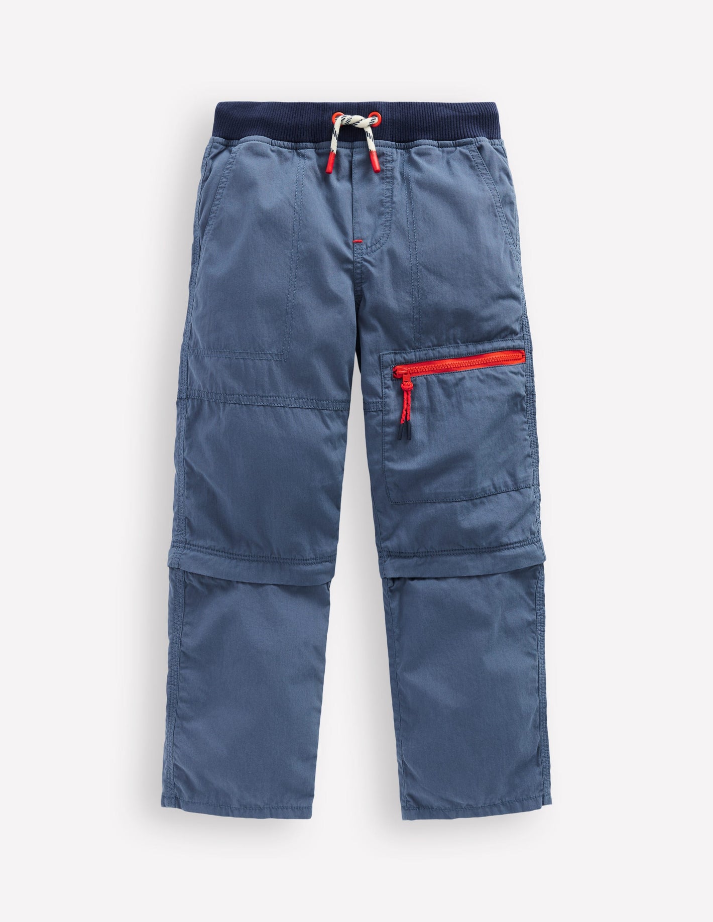 Zip-Off Techno Trousers-Robot Blue