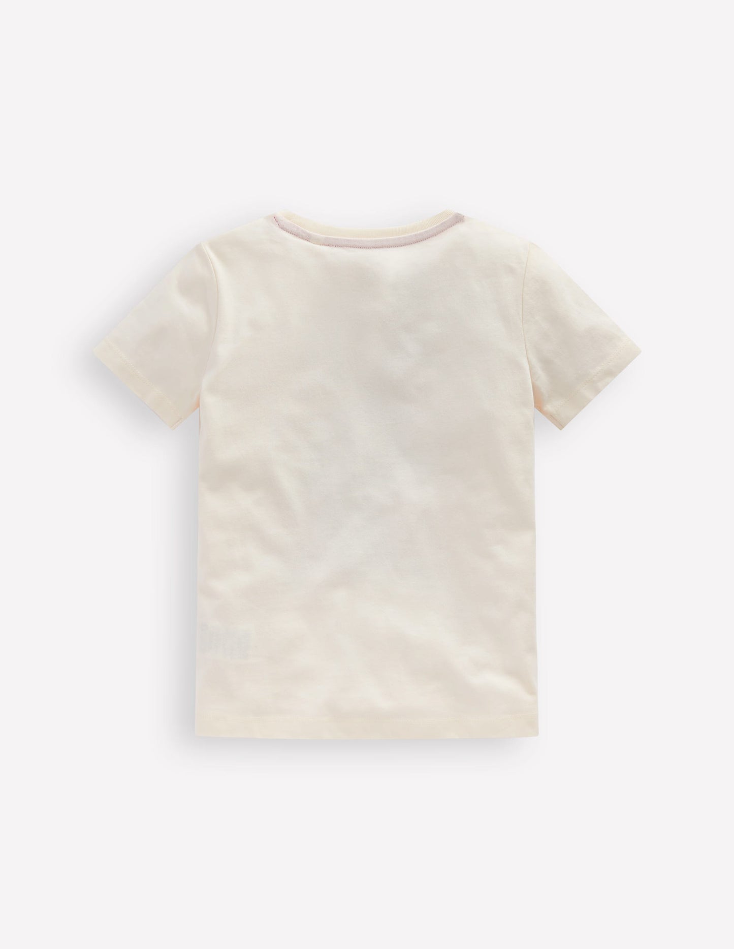 Chain Stitch T-Shirt-Soft Ivory Bus