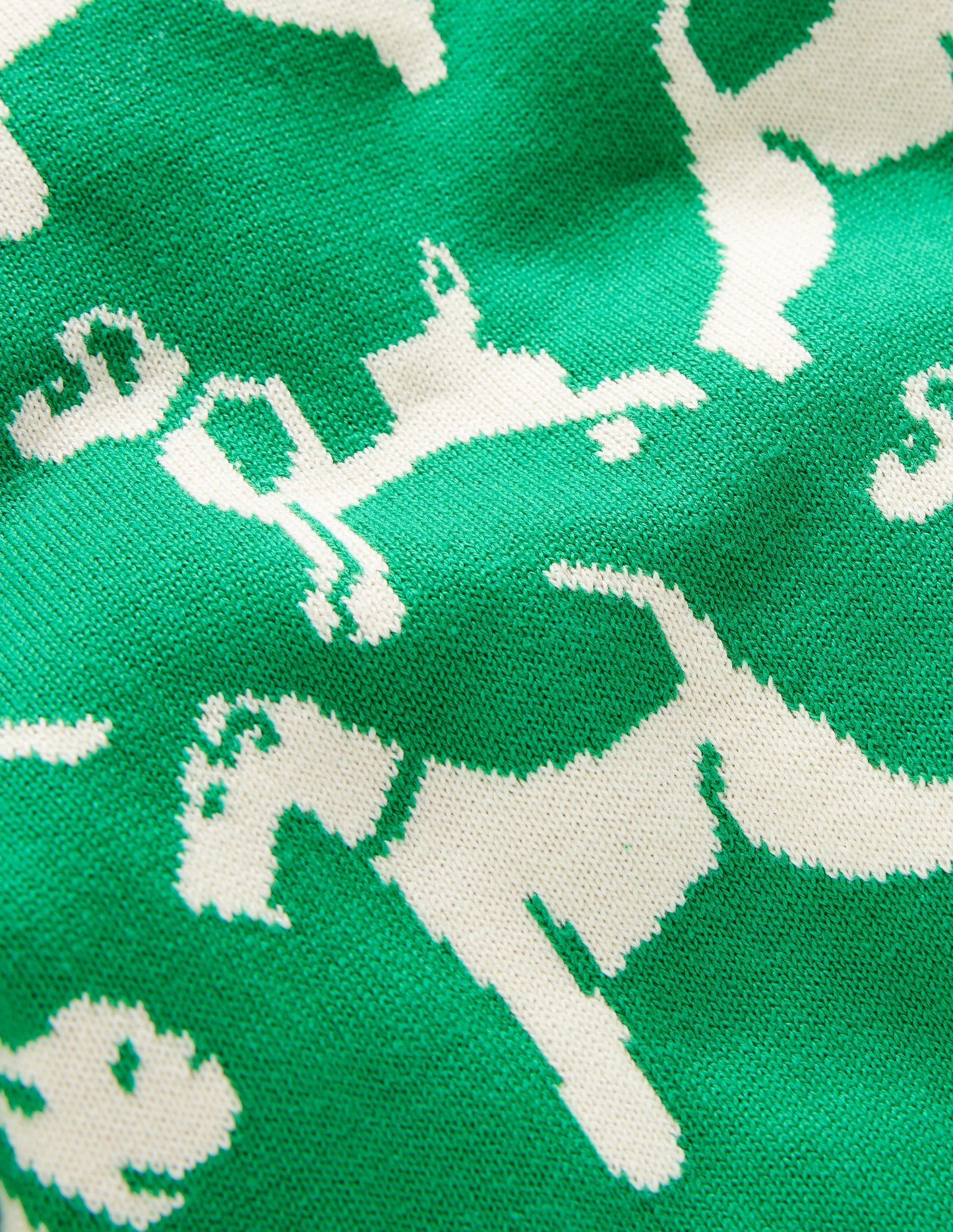 Novelty Jumper-Sapling Green Dogs