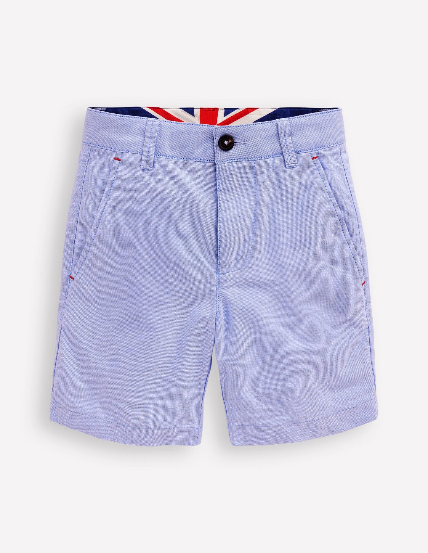 Classic Chino Shorts-Blue Oxford