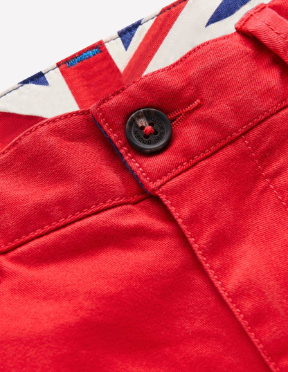 Classic Chino Shorts-Strawberry Tart Red