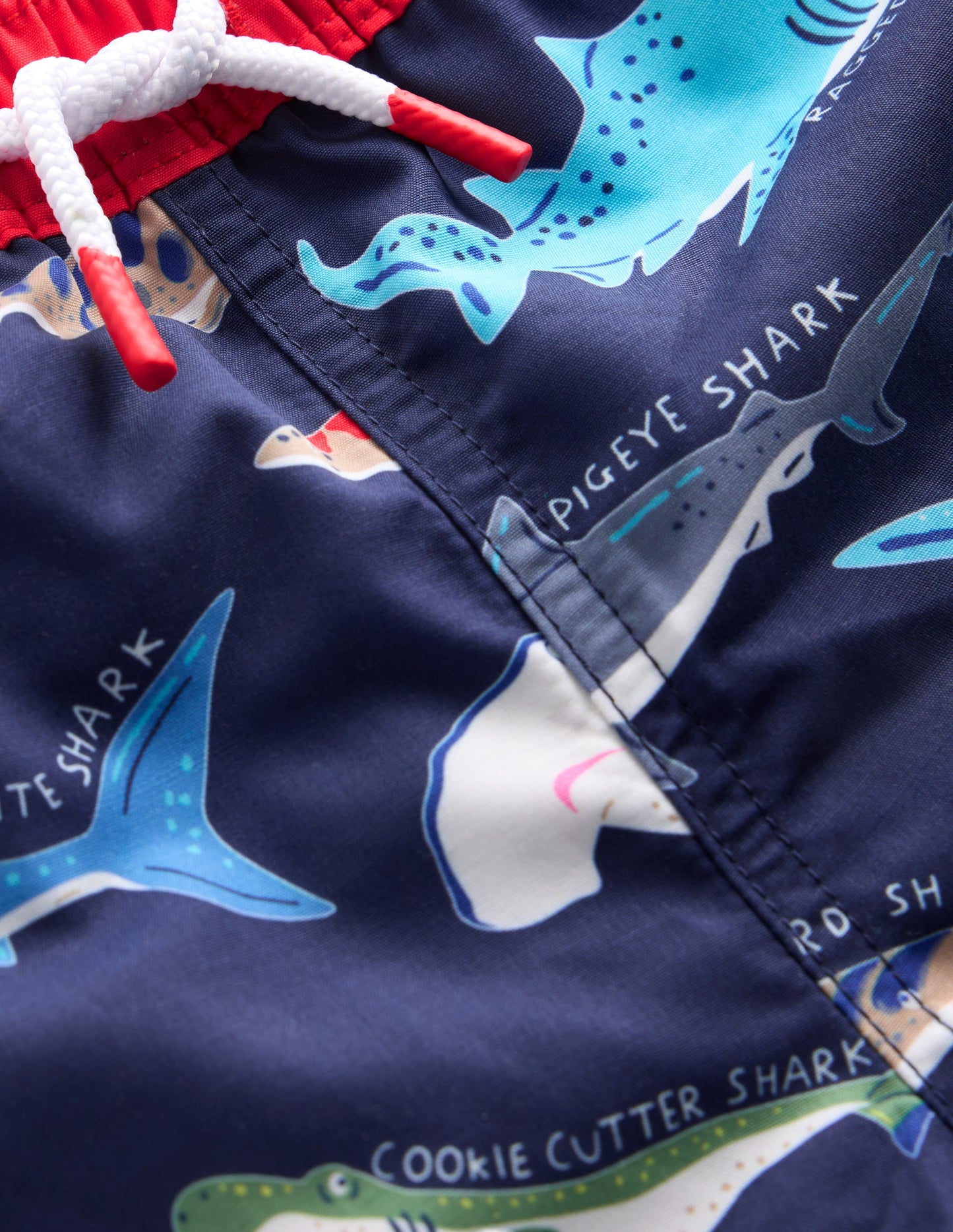 Swim Shorts-College Navy Sharks