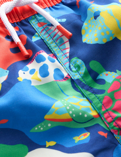 Swim Shorts-Multi Coral Reef