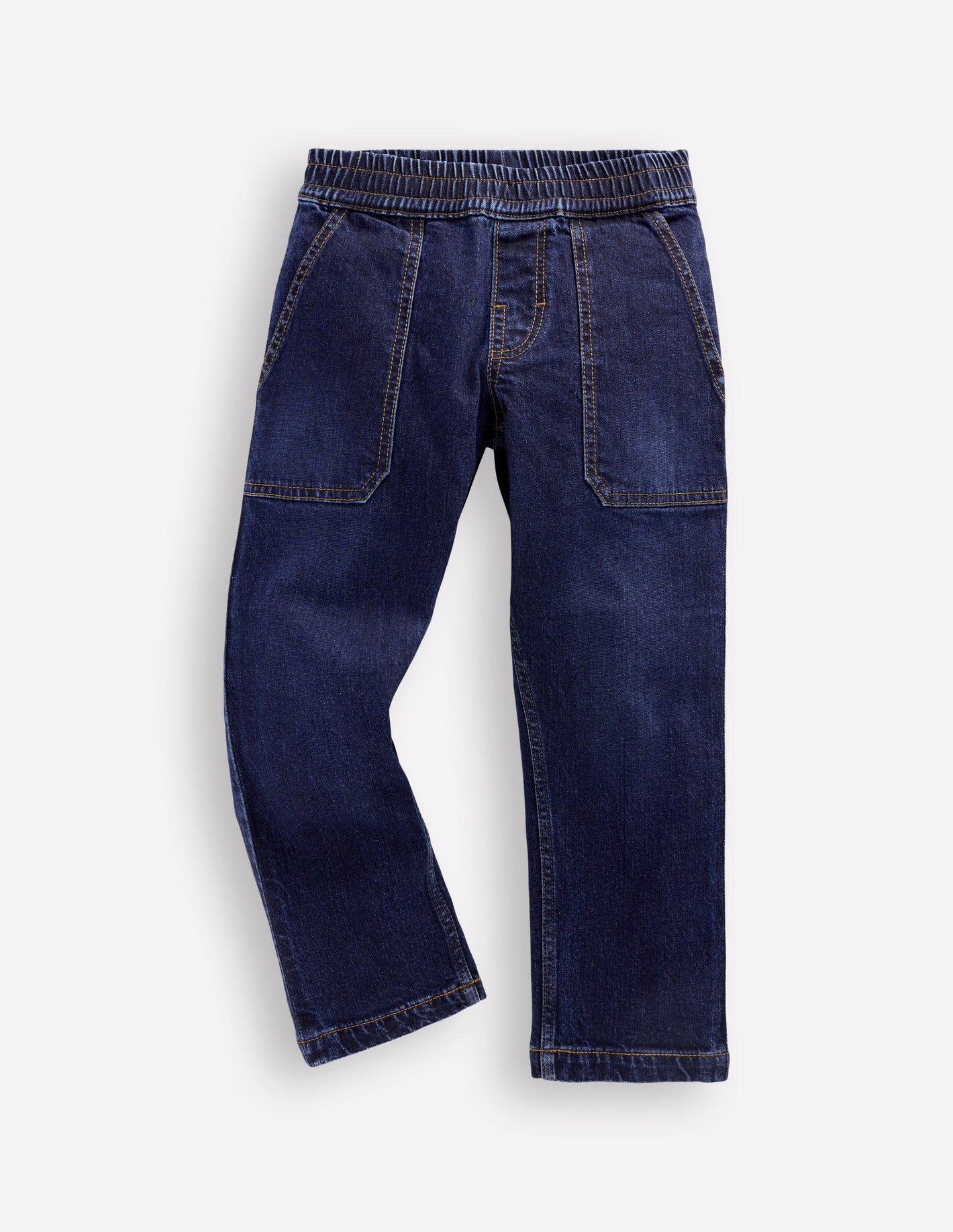 Pull-On Jeans-Dark Wash