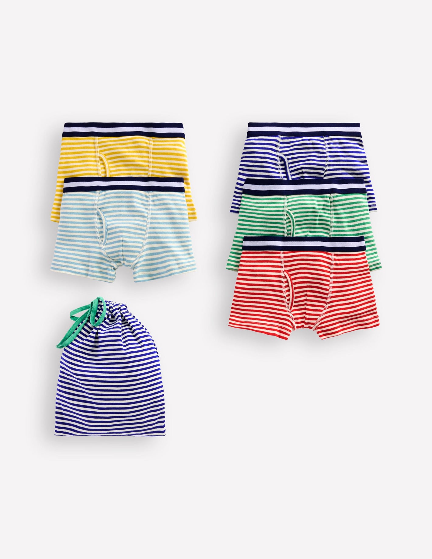 Boxers 5 Pack-Rainbow stripe