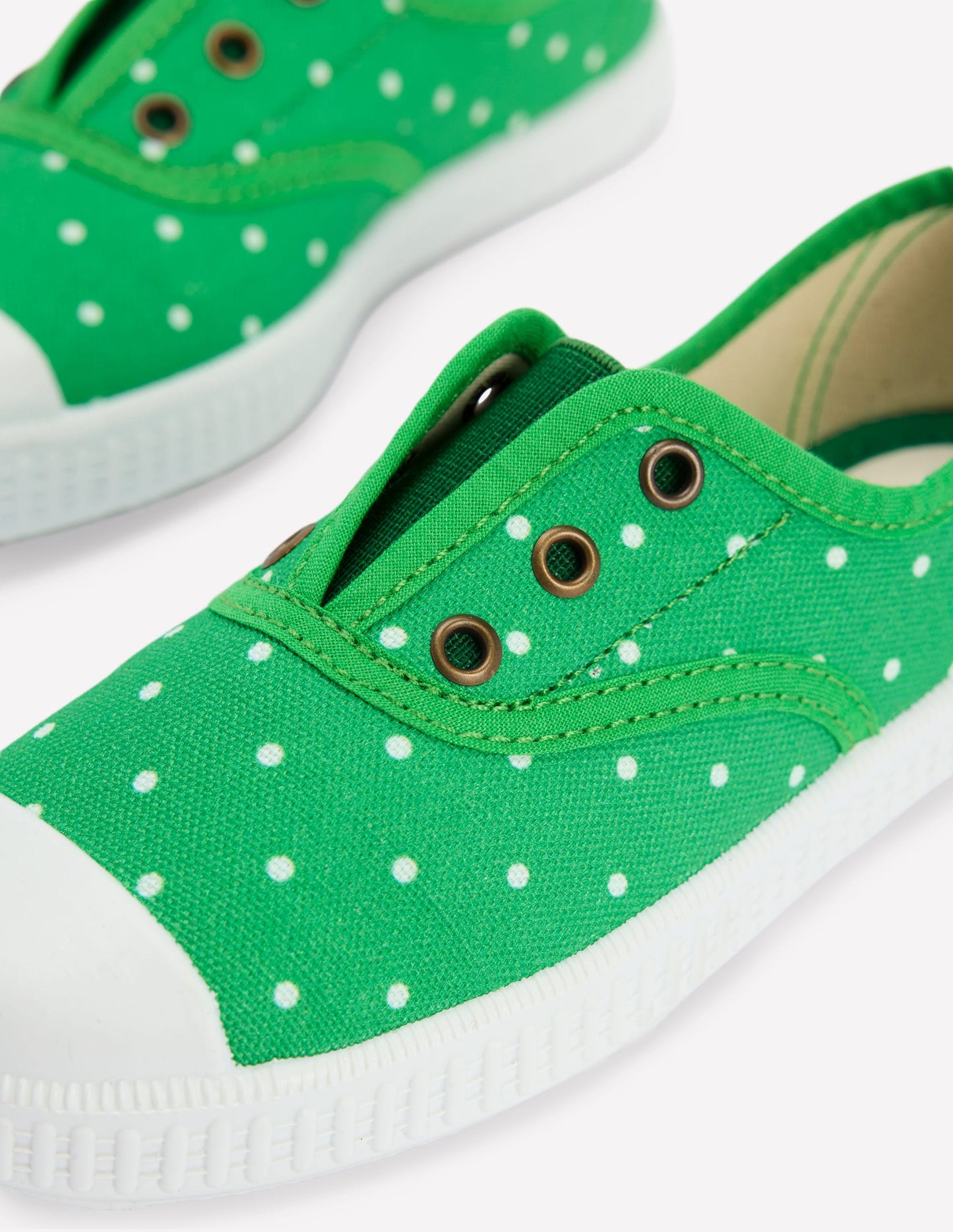 Laceless Canvas Pull-ons-Sapling Green