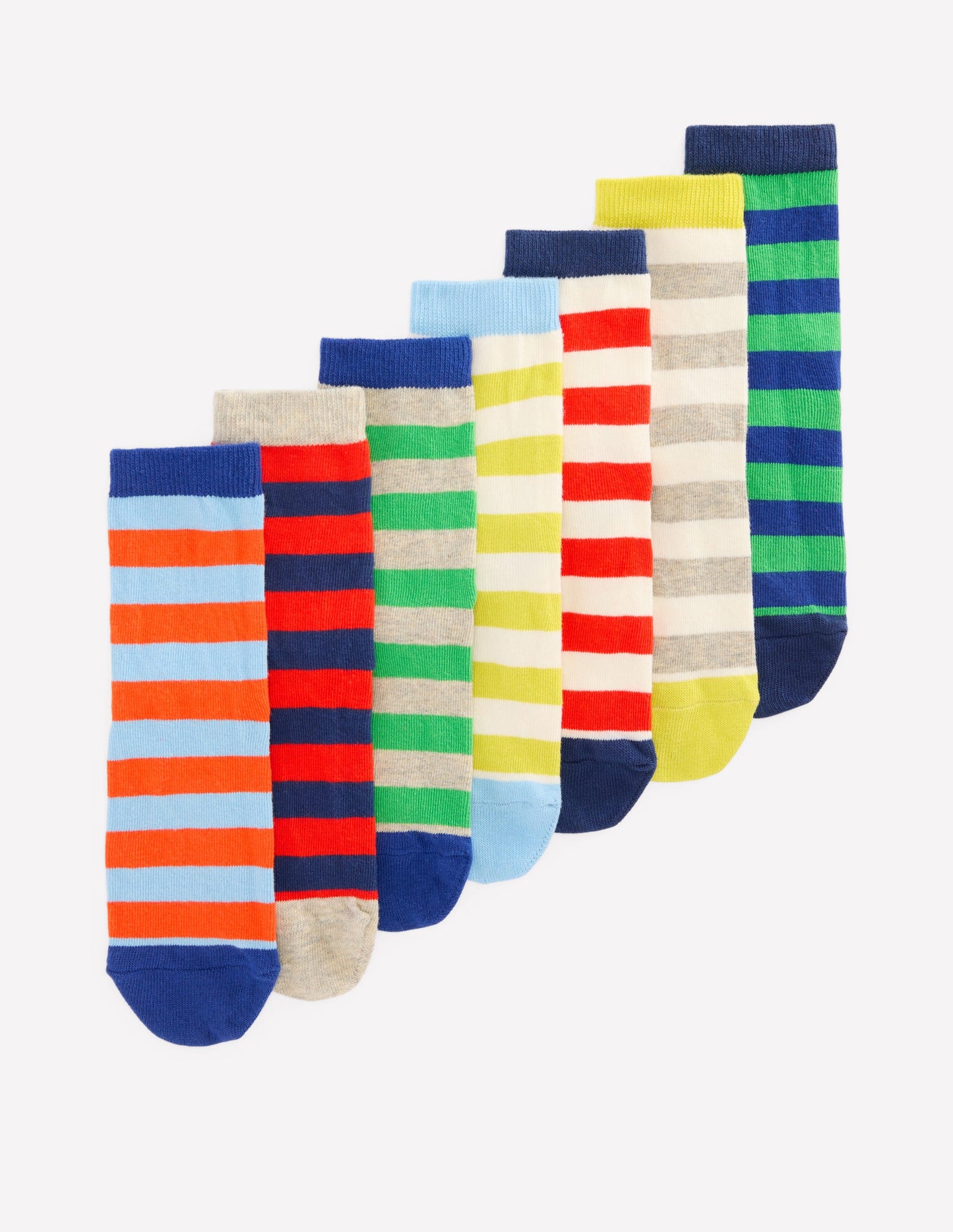 Socks 7 Pack-Stripes