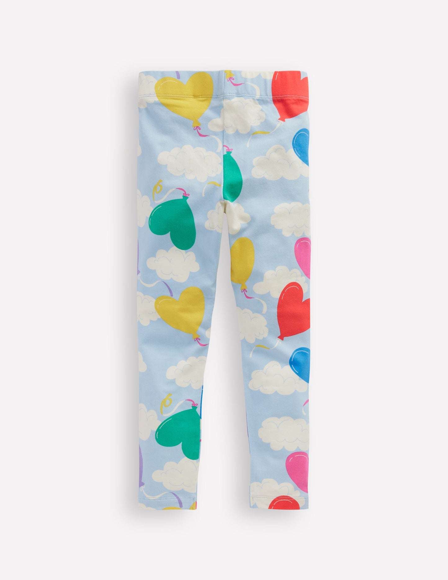 Fun Leggings-Misty Blue Balloon Sky