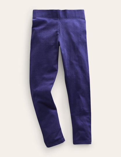 Plain Leggings -Starboard Blue