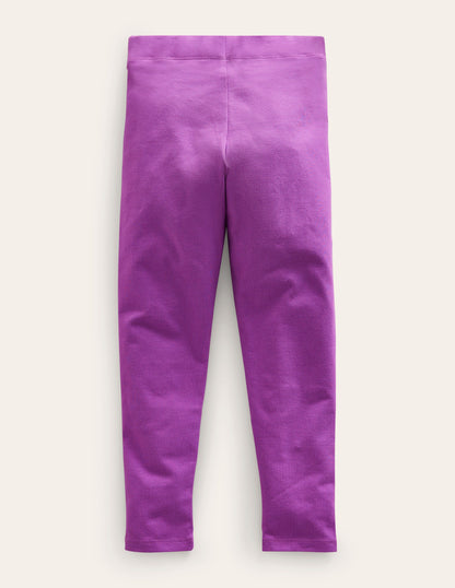 Plain Leggings -Foxglove Purple