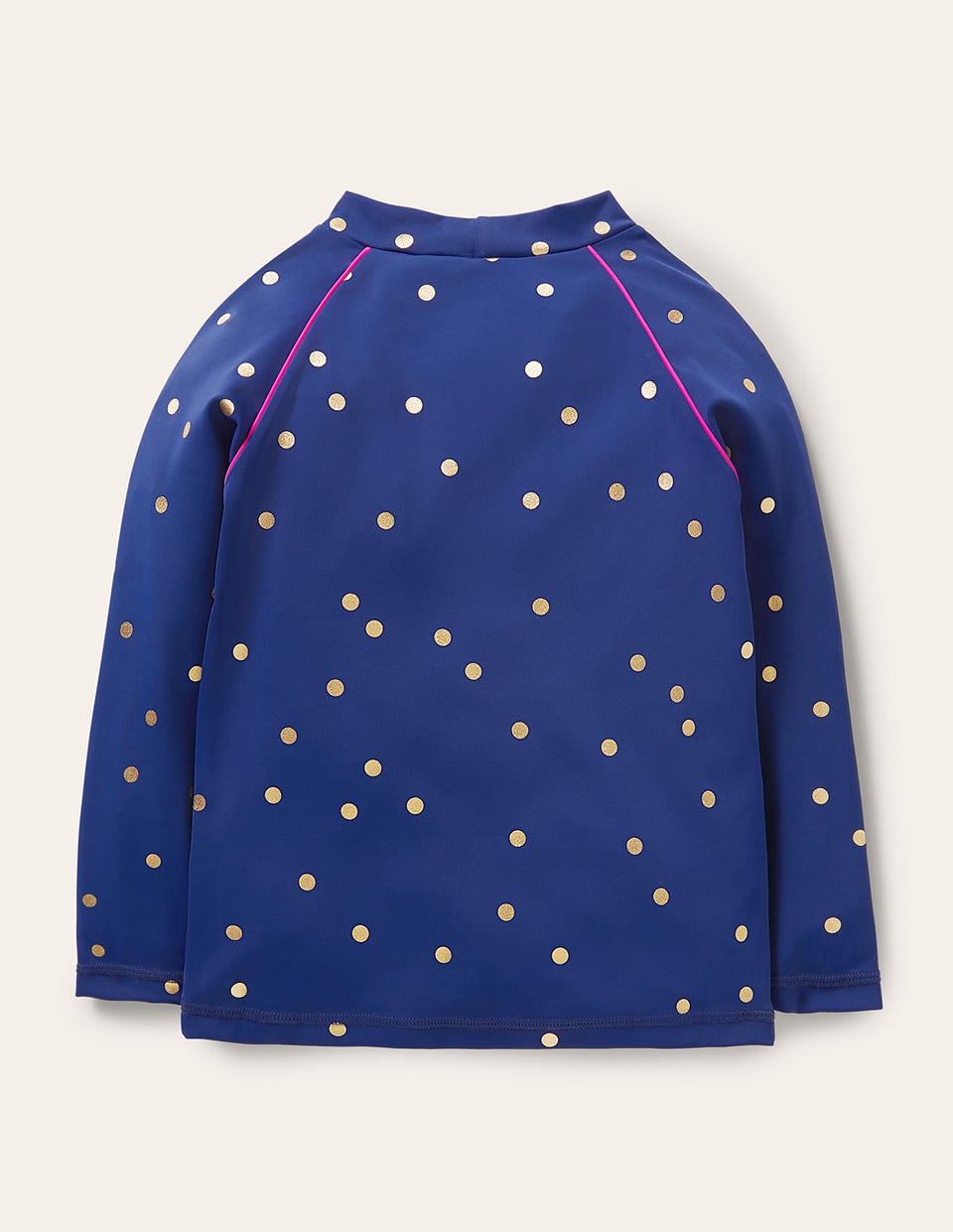 Sunsafe Patterned Rash Vest-Navy Rainbow Confetti Spot