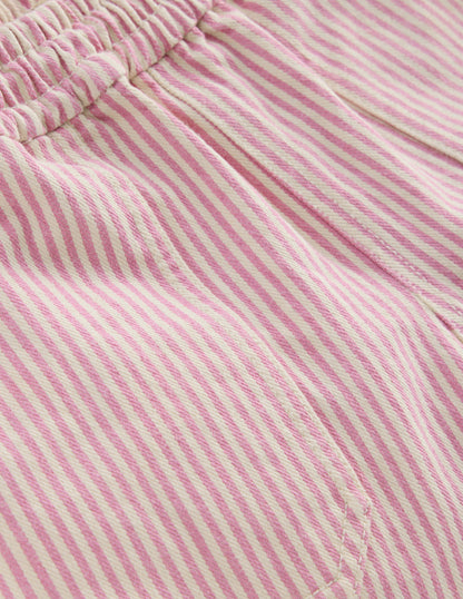 Pull-On Trouser-Pink Ticking