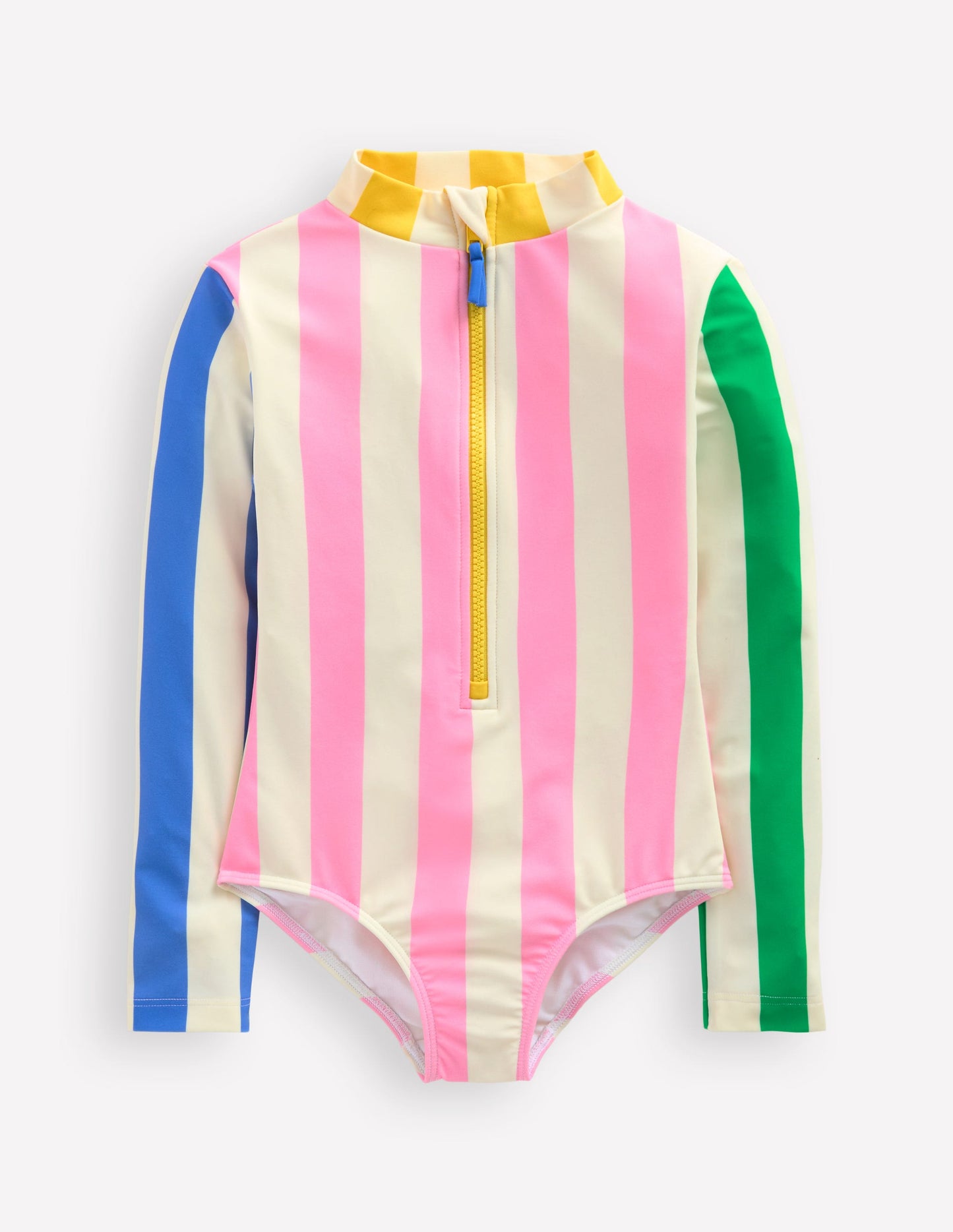 Long-Sleeved Swimsuit-Hotchpotch Stripe