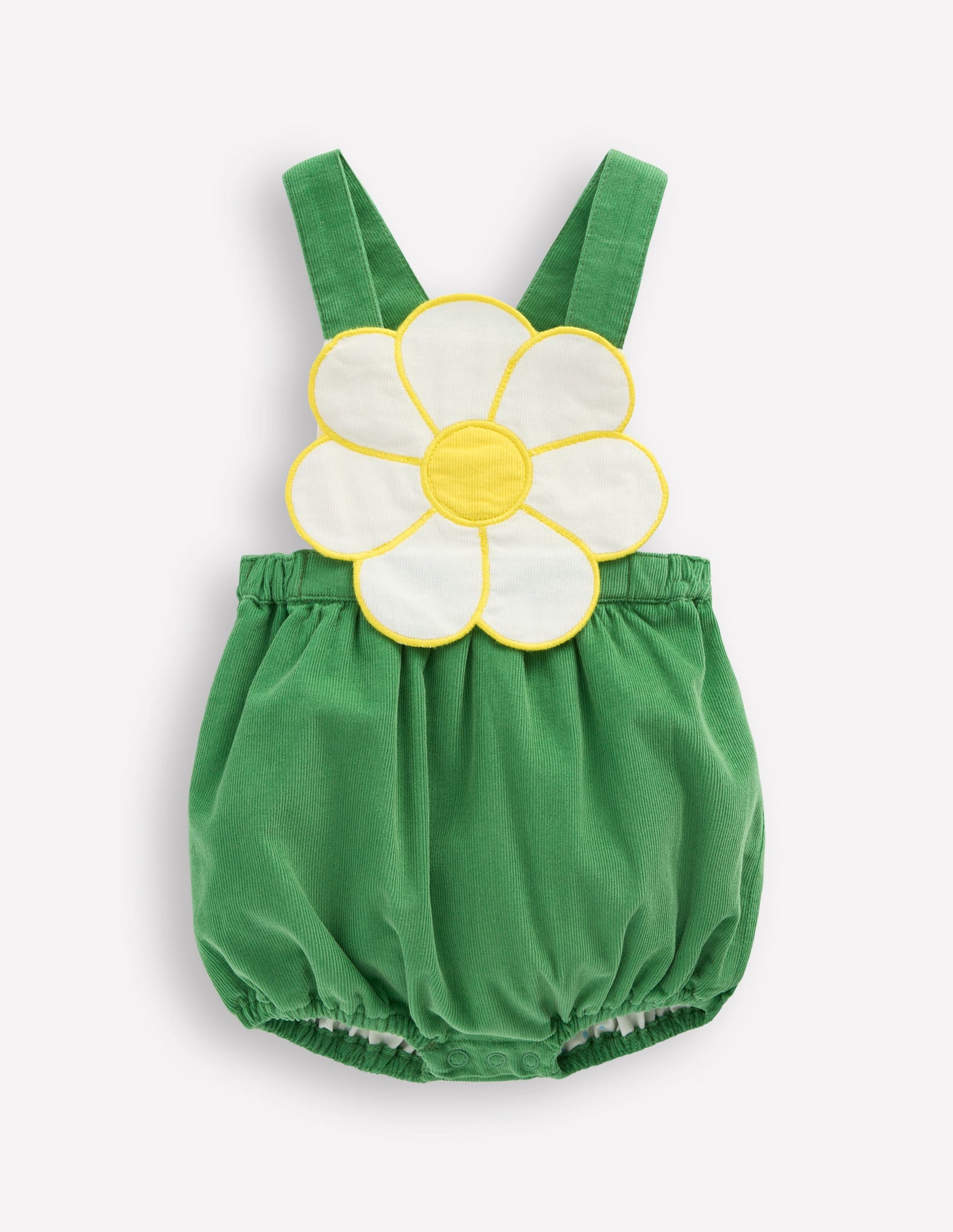 Girls Novelty Bubble Romper-Sapling Green