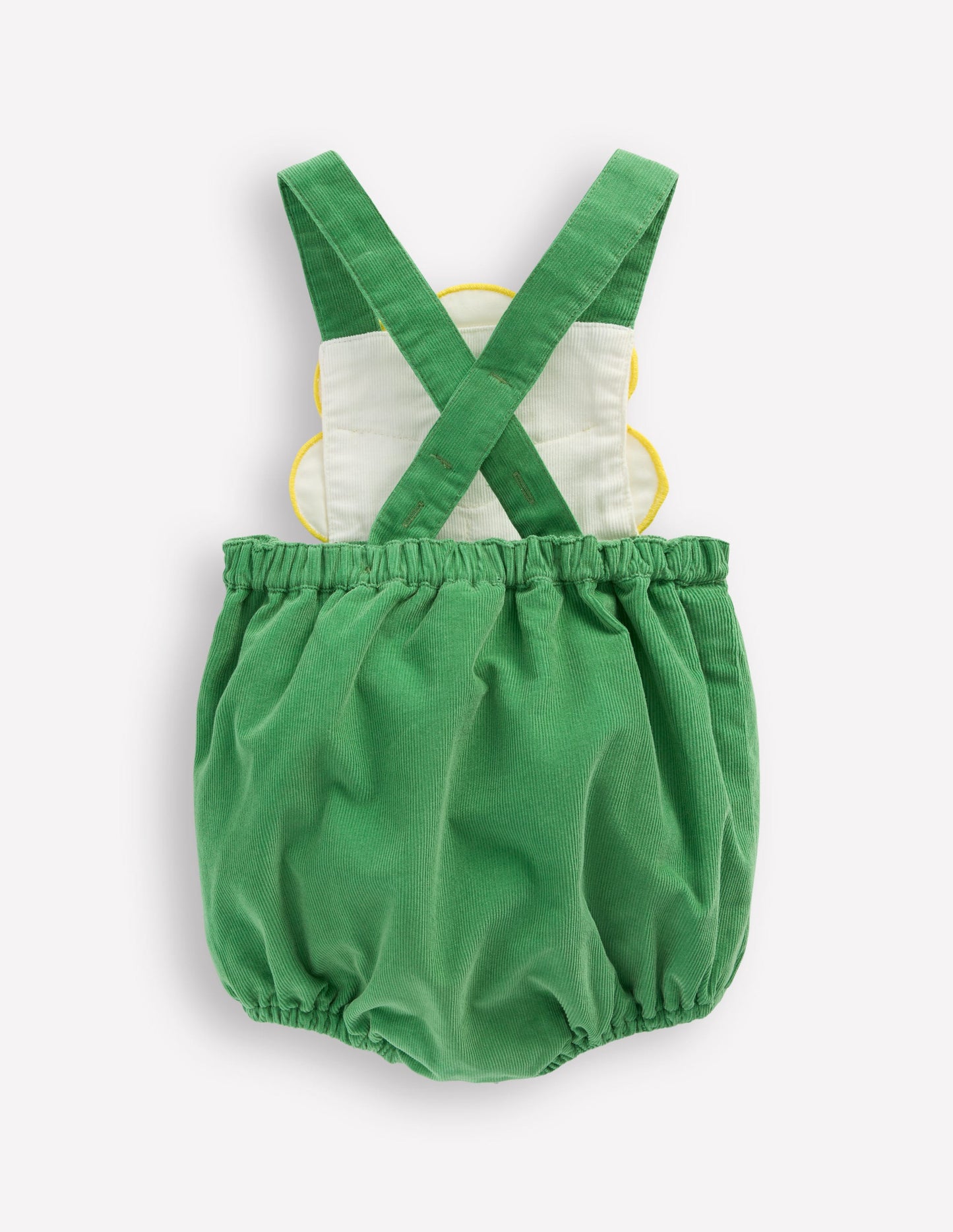 Girls Novelty Bubble Romper-Sapling Green