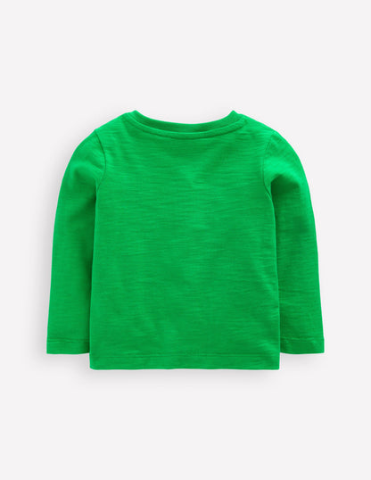 Bouclé Logo T-shirt-Sapling Green