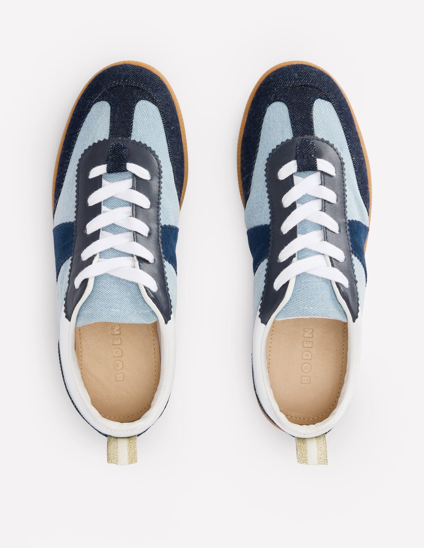 Erin Retro Tennis Trainers-Denim