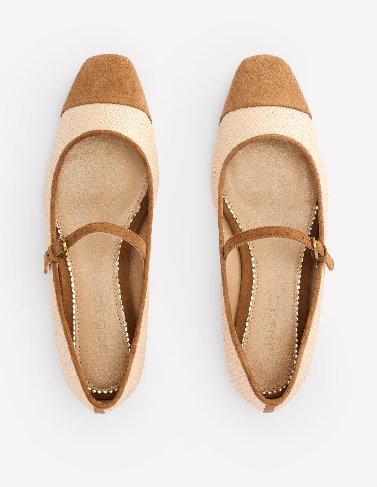 Penelope Mary Jane Flat-Natural