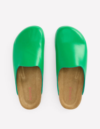 Colour Block Clogs-Rich Emerald