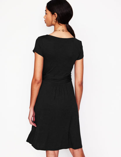 Amelie Jersey Dress -Black