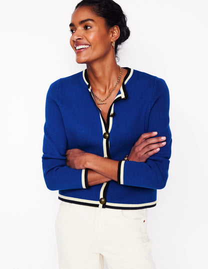 Holly Knitted Jacket-Bright Blue