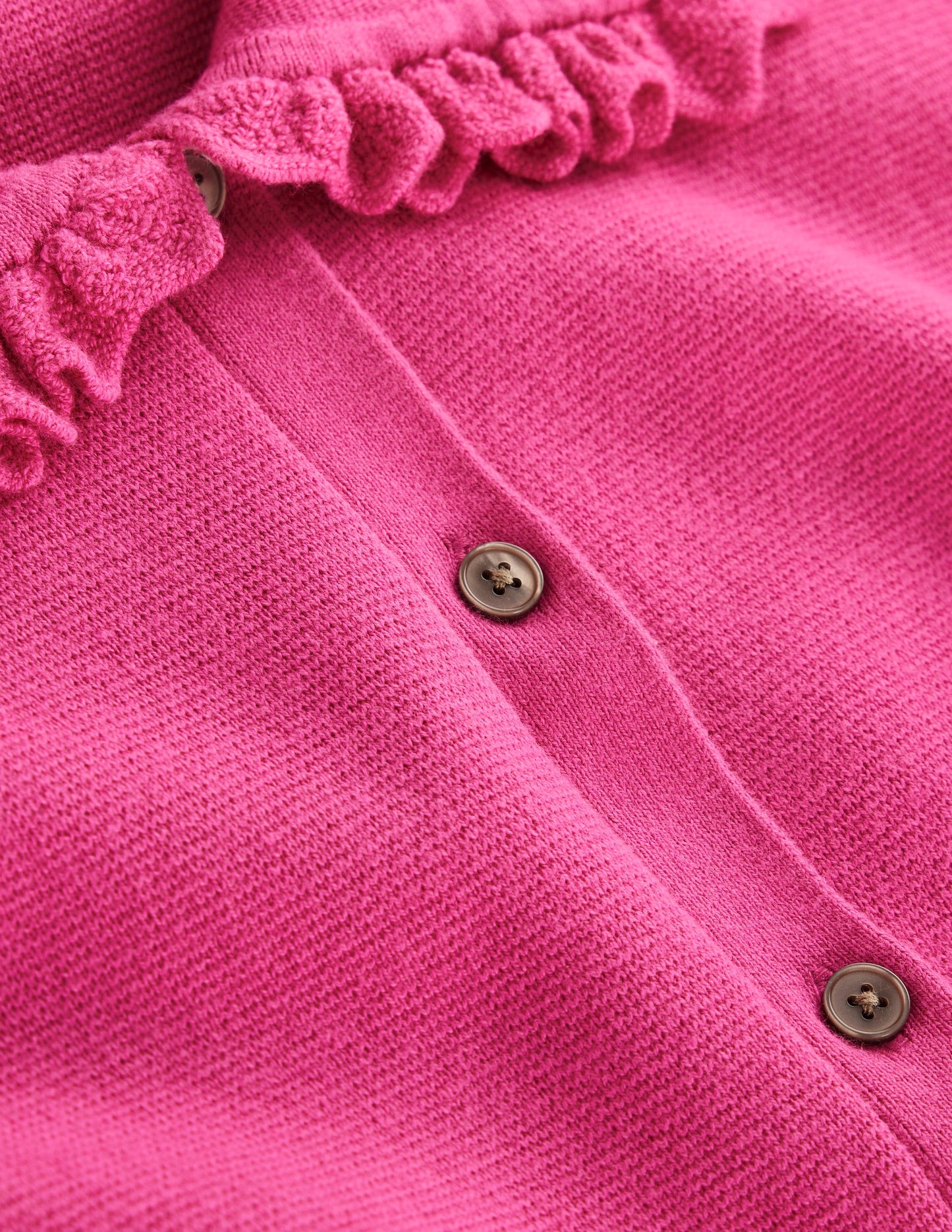 Jessie Frill Collared Cardigan-Sorbet Pink