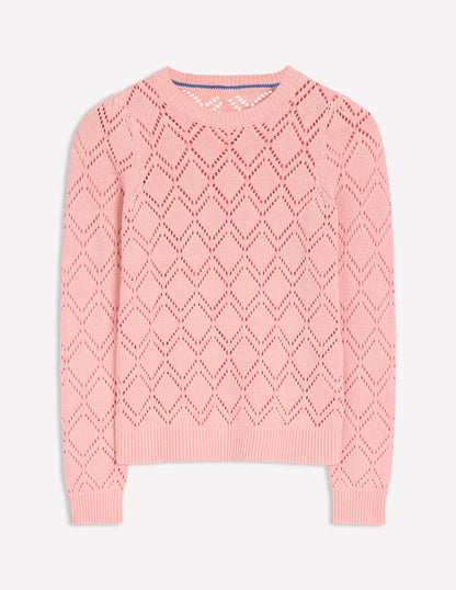 Enid Puff Sleeve Jumper-Milkshake