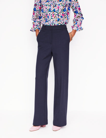 Westbourne Ponte Trousers-Navy